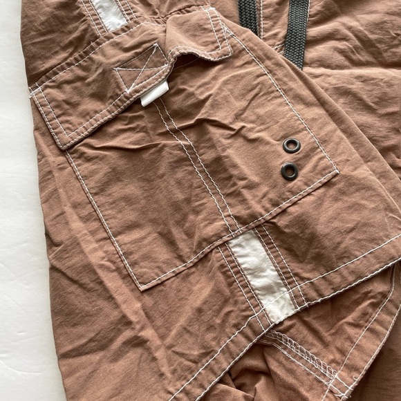 Arizona Jeans Brown Cargo Shorts With Drawstring Size Large - Picture 1 of 6